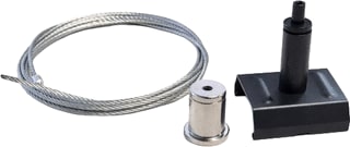 Lumiko - Euro Mech. toebeh. verlichtingsarmatuur Klem 3F Rails Susp Kit Zw