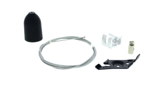 Lumiko - Euro Mech. toebeh. verlichtingsarmatuur Klem 3F Rails Susp Kit Zw