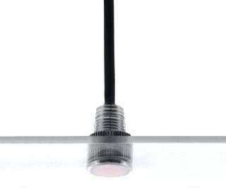 Lumiko - Mini Downlight/spot/schijnwerper Klem Mil11Alu-Ww-1W