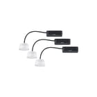 Paulmann - Downlight/spot/schijnwerper inblp choose 3 coins whit