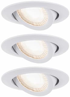 Paulmann - Downlight/spot/schijnwerper Ebl 3-Stepd Zb 3X 3K Wt