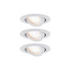Paulmann - Downlight/spot/schijnwerper Ebl 3-Stepd Zb 3X 3K Wt