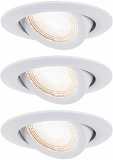Paulmann - Downlight/spot/schijnwerper rl set swivelling 3x6w 3k