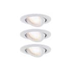 Paulmann - Downlight/spot/schijnwerper rl set swivelling 3x6w 3k