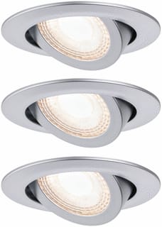 Paulmann - Downlight/spot/schijnwerper rl set swivelling 3x6w 3k