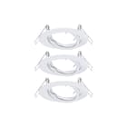 Paulmann - Downlight/spot/schijnwerper inblp set zwenkbaar max 3