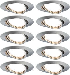 Paulmann - Downlight/spot/schijnwerper Inblp Base Zwenkbaar Max1