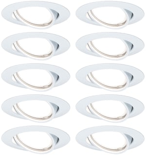 Paulmann - Downlight/spot/schijnwerper inblp base zwenkbaar max1