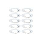 Paulmann - Downlight/spot/schijnwerper inblp base zwenkbaar max1
