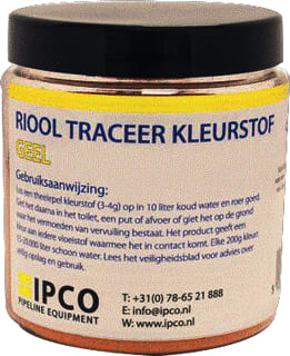 Fernco - Drain Dye Kleurpoeder 200Gr Geel