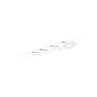 Paulmann - Laagspannings-kabelsysteem 4X4W 230V Satn