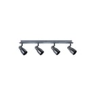 Paulmann - Downlight/spot/schijnwerper Meli 4X10W Nik
