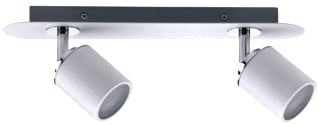 Paulmann - Downlight/spot/schijnwerper spotschw tube 2x10w wit