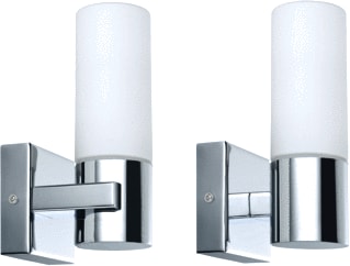 Paulmann - Plafond-/wandarmatuur Gemini E14 Met