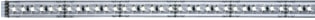 Paulmann - Lichtslang/-band maxled 1m wit zilv kst