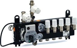Robot Vloerverwarming - Stads T-2 Pro Verdeler voor hydronische circuits Stads Verd 1Gr Wilo Para