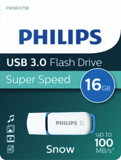 Philips - Opslagmedium digitaal Usb 3.0 16Gb Snow Edit Blw