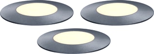 Paulmann - Bodeminbouwarmatuur 3X2,5W-3000K