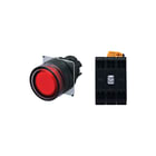 Omron - SWITCHES INDUSTRIAL A22 Drukknop drkknp nl pl ld rood 1noc