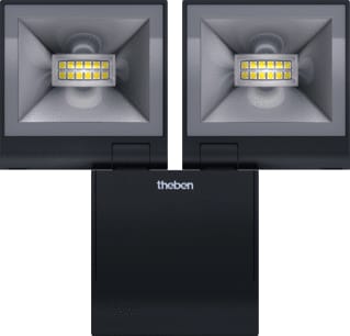 Theben - TheLeda S Downlight/spot/schijnwerper bewm theleda s20l bk