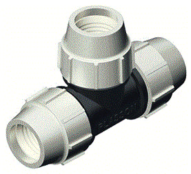 Pipelife - Plasson Fitting met 3 aansluitingen 1195004356