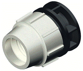 Pipelife - Plasson Fitting met 2 aansluitingen 1195004505