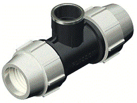 Pipelife - Plasson Fitting met 3 aansluitingen 1195005374