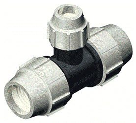Pipelife - Plasson Fitting met 3 aansluitingen 1195004499