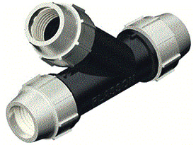Pipelife - Plasson Fitting met 3 aansluitingen 1195003076