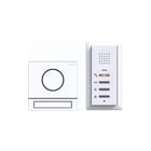 Gira - Systeem 106 Deurintercom-set Eengezwon-Pkkt Aud 106 Wt