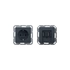 Gira - Wandcontactdoos (WCD schakelmat.) wcd ra 2v sh+usb ant