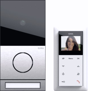 Gira - Systeem 106 Deurintercom-set Eengezwon-Pkkt Vid 106