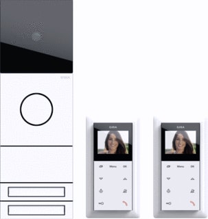 Gira - Deurintercom-set Systeem 106 HUIS 2WON-PKKT VID 106 WT