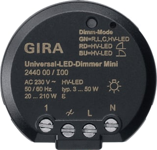Gira - Systeem 3000 Mini Dimmer Uni-Leddmmr Elektr
