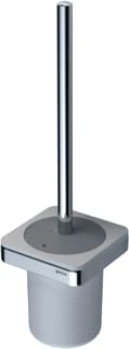 Geesa - Frame Collection Closetborstelgarnituur Toiletborst M/Hdr Wit/Chr