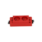 OCS - Express 910 2xWCD BE/FR Contactdooscombinatie Contactblok I 2X230V Be/Fr