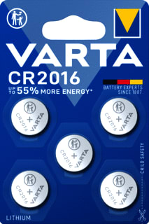 Varta - Special Lithium Coin Batterij, niet oplaadbaar Knoopcel Cr2016 3V Br5
