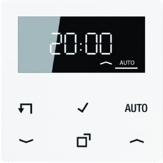Jung - Timer voor schakelmateriaal Timer Met Display Wit