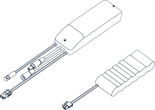 Fosnova - Noodunit voor verlichtingsarmatuur Kit L1 Led