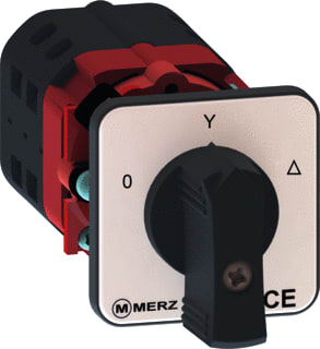 Merz - Voltmeterschakelaar sterdrsch 40a ac-23a zw
