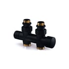 DRL - OVUS H-onderblok H-Blok Recht 2X1/2 L/R Mzw