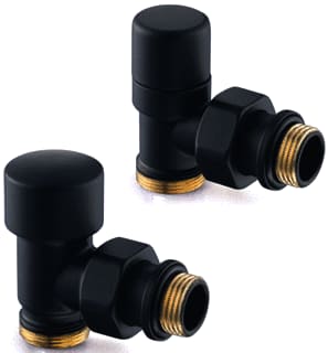 DRL - OVUS Rad.aansl.combi. m kraan+onderblok Designset Haaks 1/2 Mzw