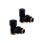 DRL - OVUS Rad.aansl.combi. m kraan+onderblok Designset Haaks 1/2 Mzw