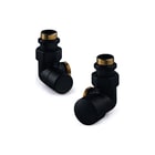DRL - OVUS Rad.aansl.combi. m kraan+onderblok Designset 1/2Dh Li Mzw