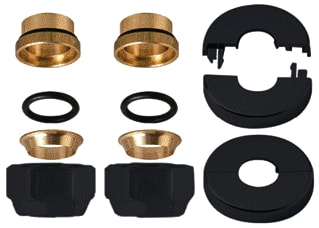 DRL - OVUS Toebeh./onderd. radiatorappendage Aanslset 15X2 +Rozet