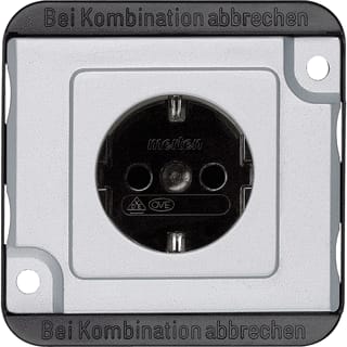 Schneider Electric Merten - Anti-vandalisme Wandcontactdoos (WCD schakelmat.) Anti-Vandal Wcd Rndaarde