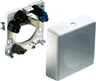 ABL - Connectivity Fornuisaansluitdoos appds klauw inb/opb wit
