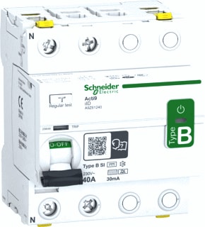 Schneider Electric - Aardlekschakelaar 2P 40A 30Ma B-Si