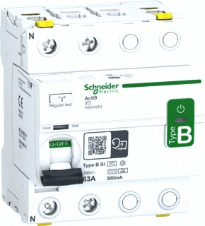 Schneider Electric - Acti 9 Aardlekschakelaar aardlksch 2p 63a 300ma b-si