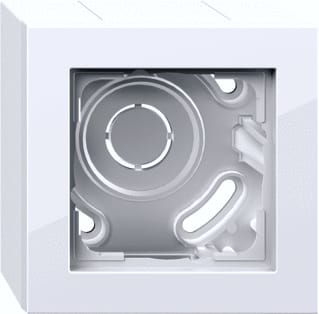 Gira - E2 Opbouwbak inbouwschakelmateriaal Ob-Beh 1-V+Afdr Zwit